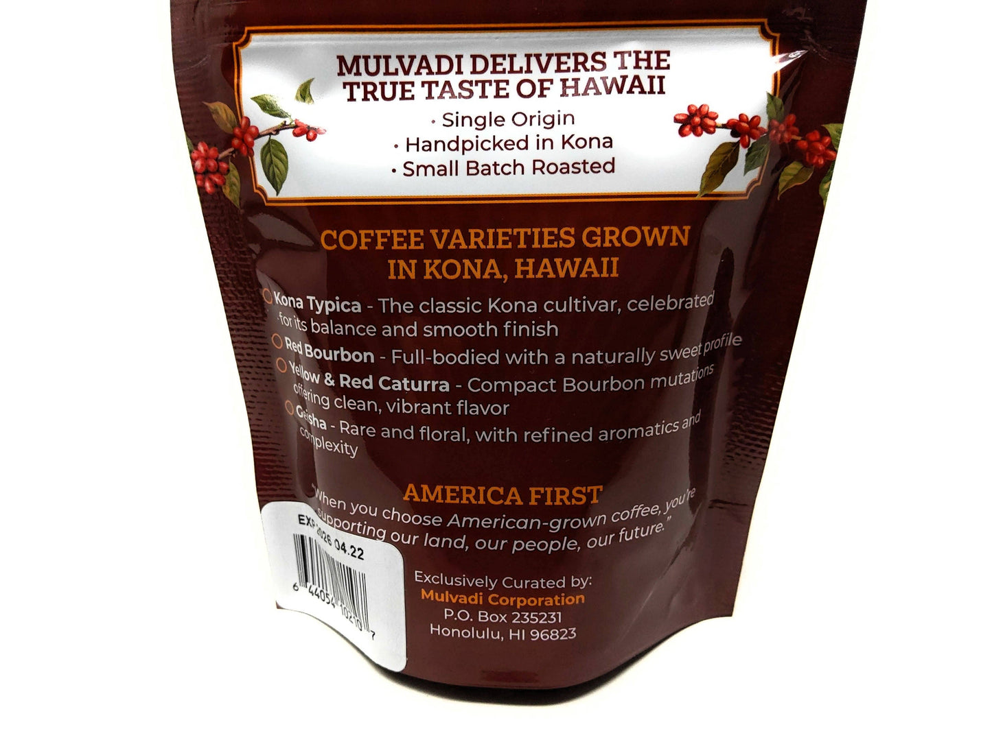 100% Kona Coffee Medium Roast 2 oz Single Origin Hawaii (IN STORE ONLY)