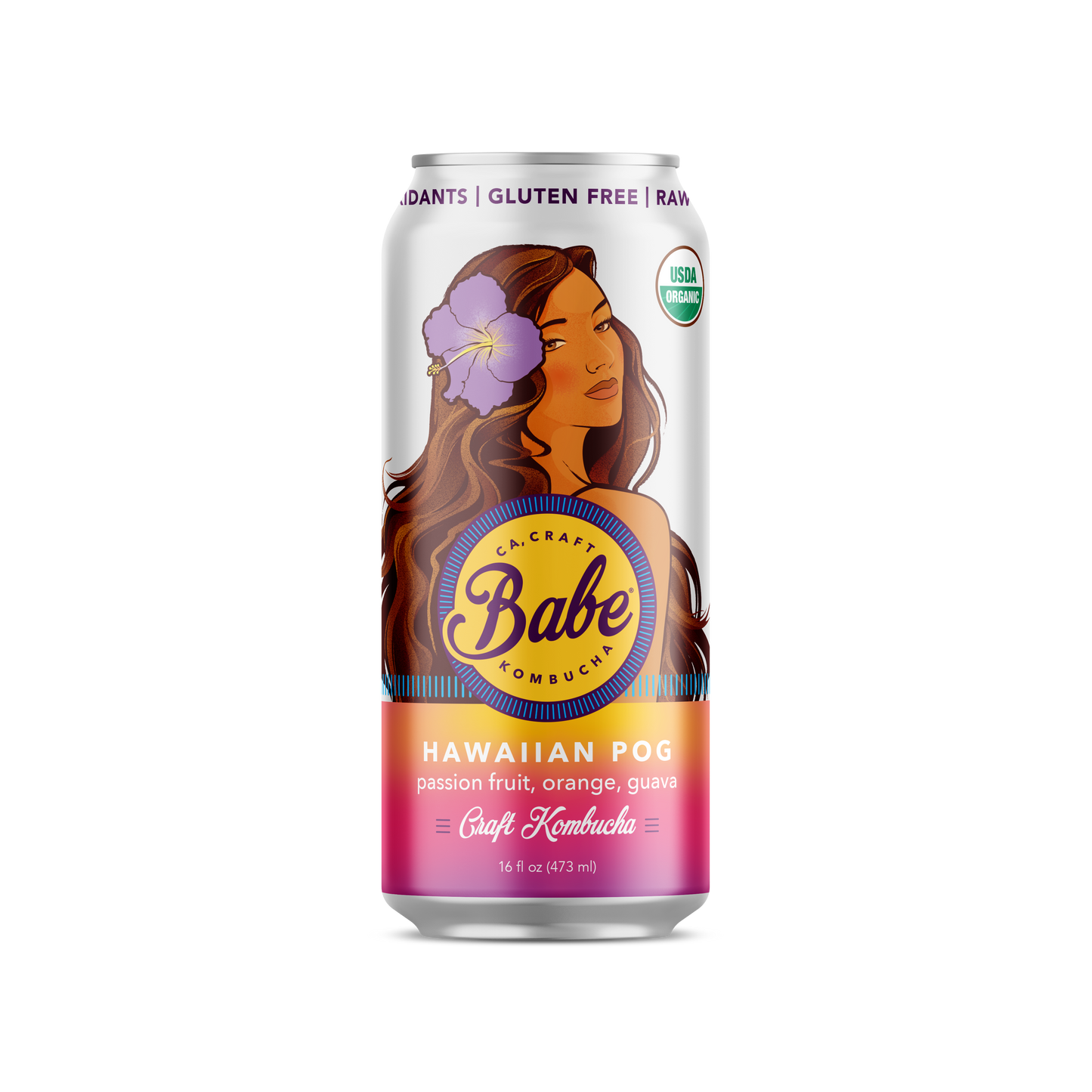 Hawaiian POG Kombucha - (Passion Fruit, Guava) - 12 Pack