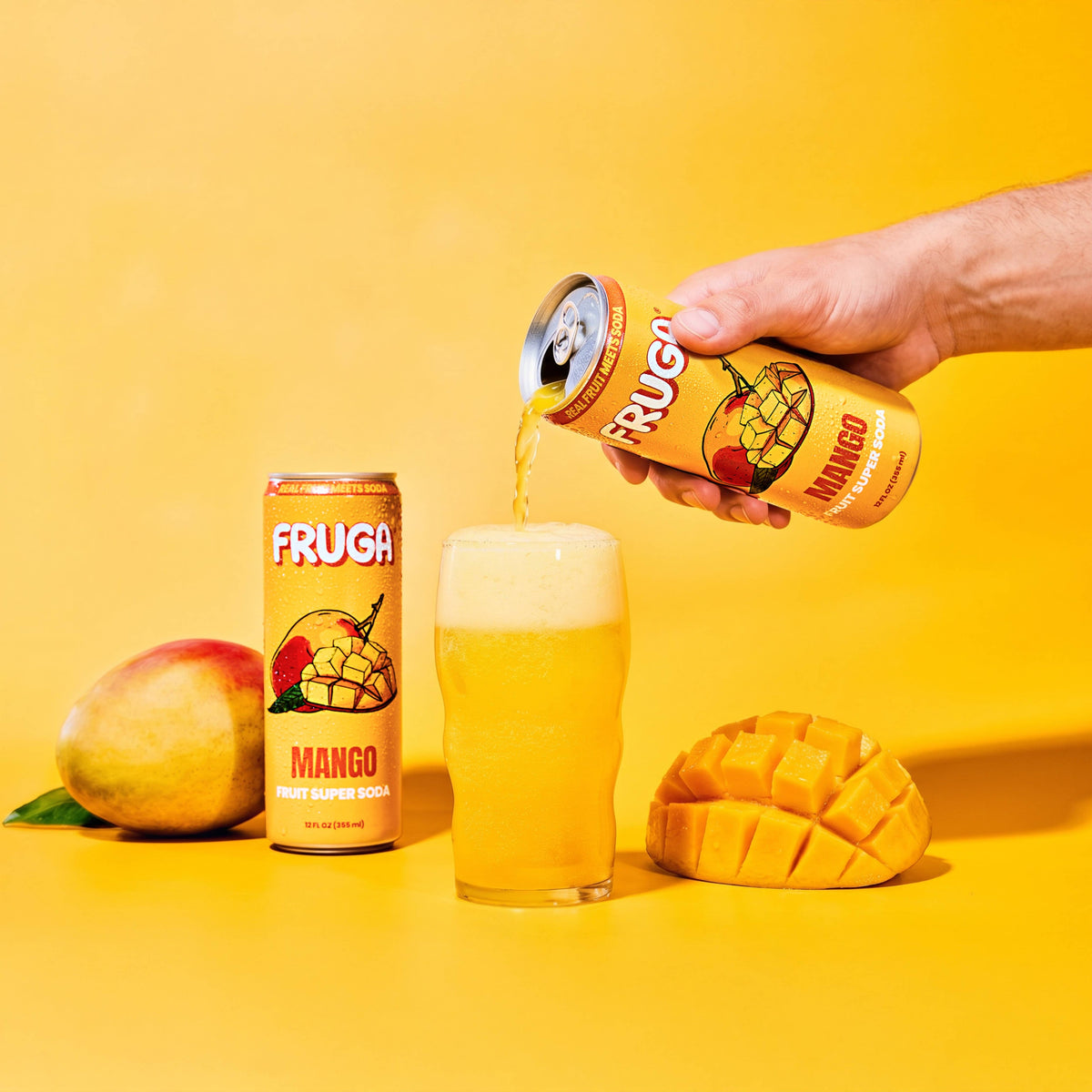 FRUGA Beverage Company - MANGO: 12 pack